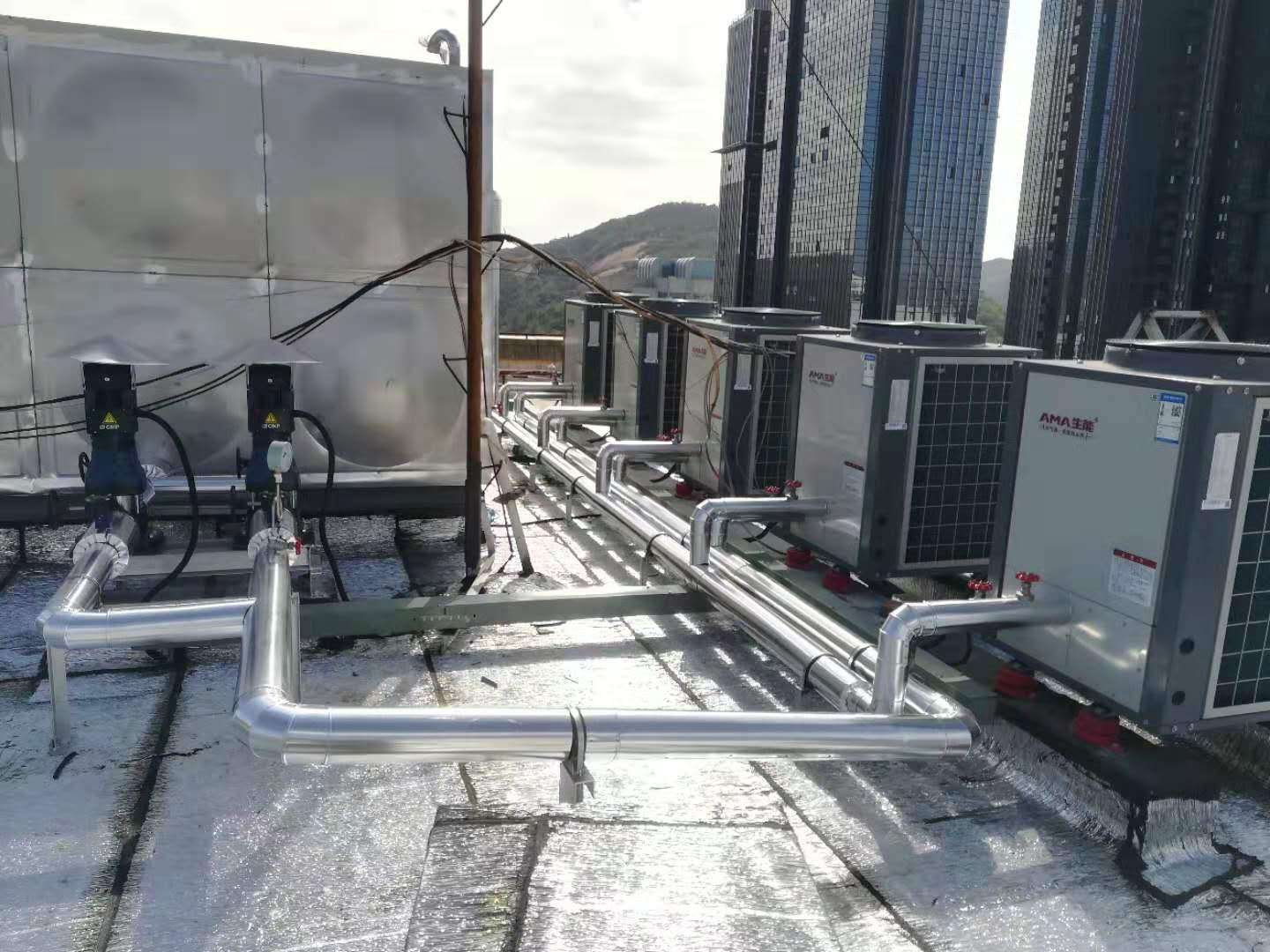 沒有地暖安裝空氣能